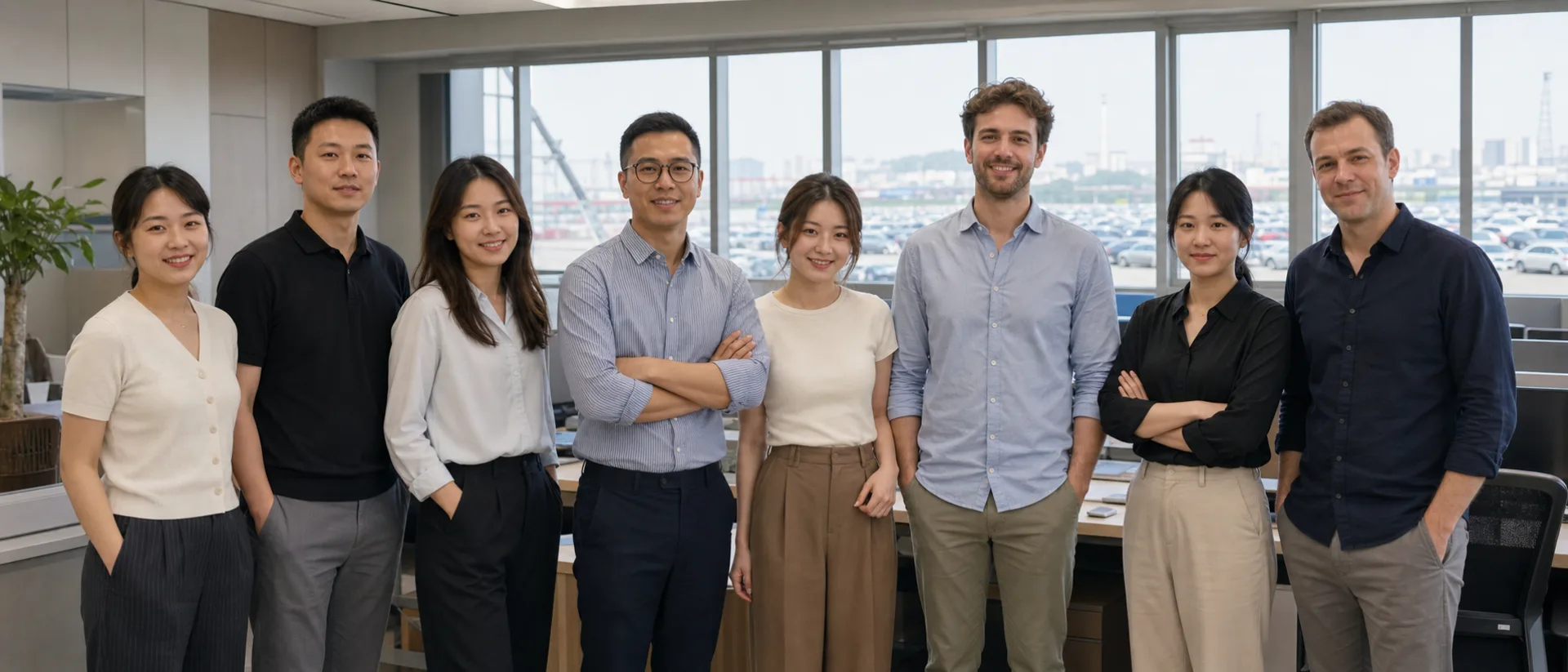 EV Auto Pro team at Guangzhou HQ