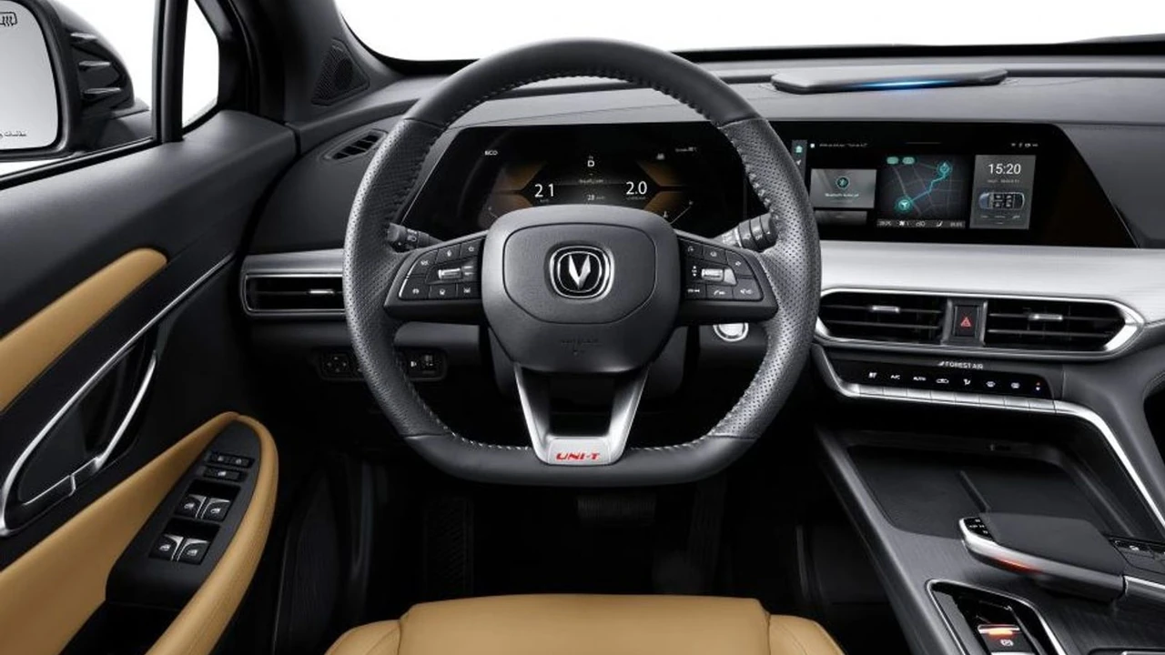 Changan UNI-T cockpit and dashboard photo for export buyers 2