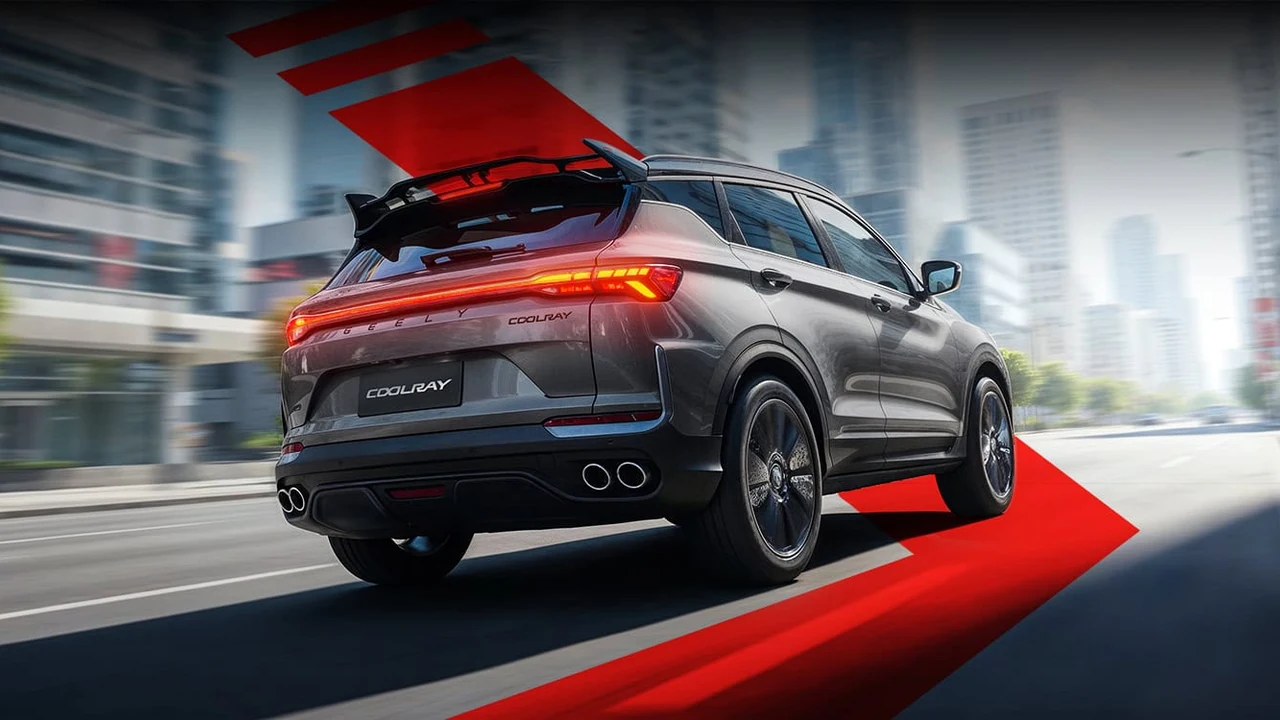 Geely Coolray exterior photo for China vehicle export 6
