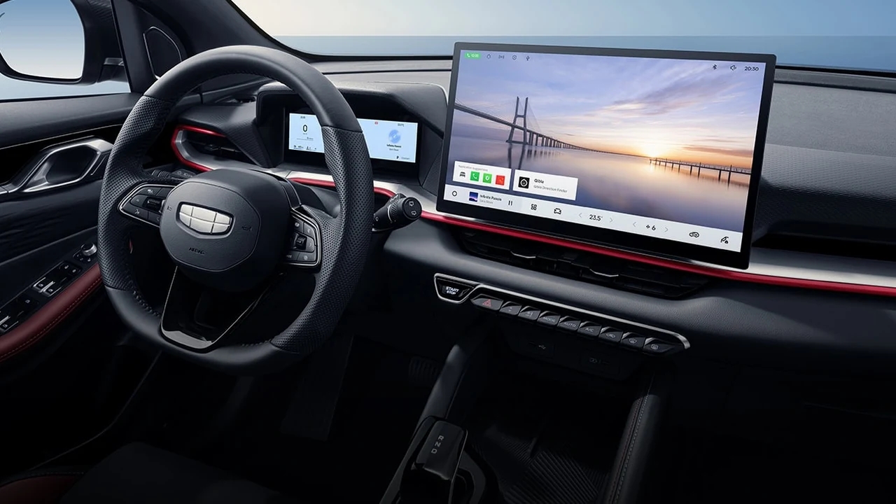 Geely Coolray cockpit and dashboard photo for export buyers 1