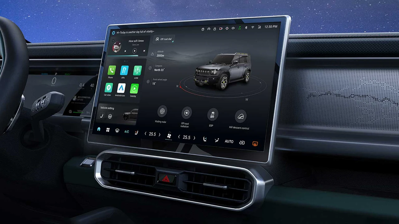 Jetour T2 cockpit and dashboard photo for export buyers 2