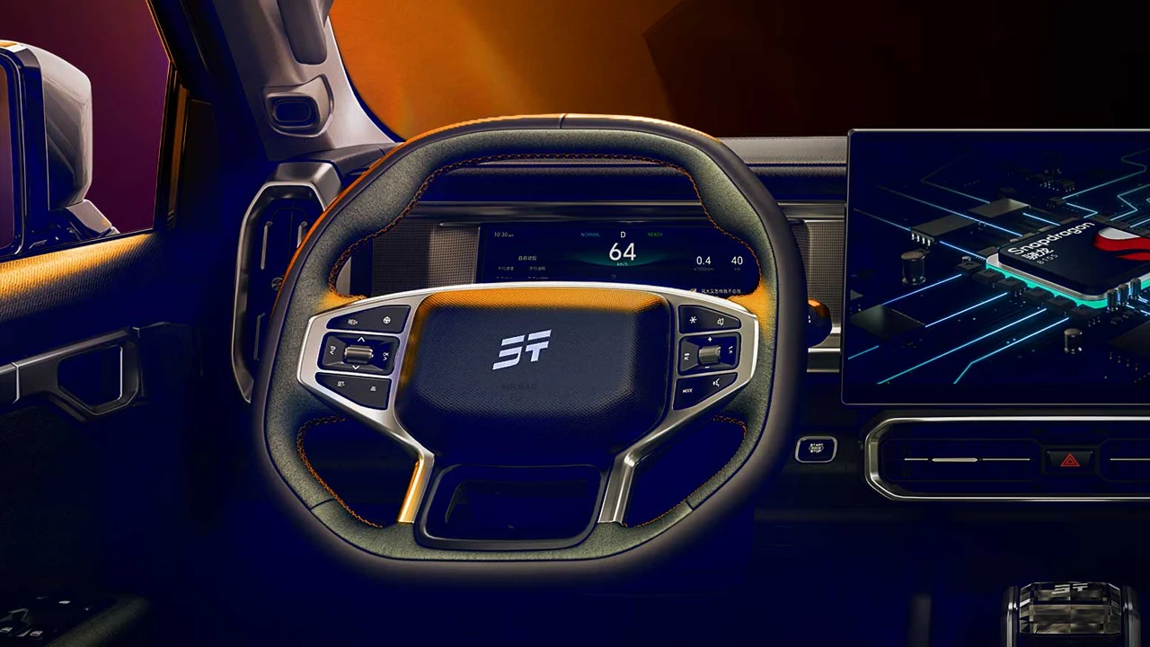 Jetour T2 cockpit and dashboard photo for export buyers 3